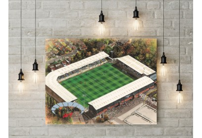 Bury FC Gigg Lane Stadium Wall Art Canvas